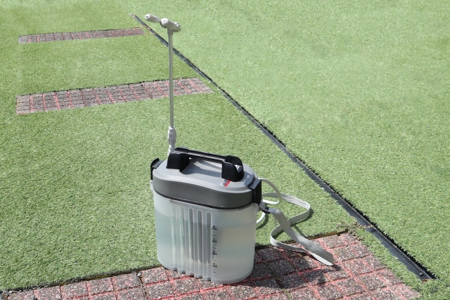 施肥・消毒作業